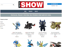 Tablet Screenshot of lojadoshow.com.br